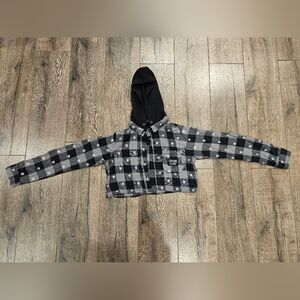 Lurking Class flannel crop-top